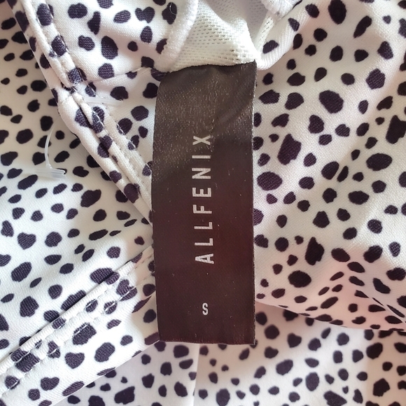 Anthropologie All Fenix Printed Racerback Animal Print Sports Bra New Size Small - Picture 10 of 11